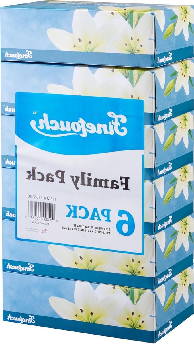 Zachte Gezichtsweefsels - Papieren Zakdoekjes - Loopneus Verlichten - 2-Laags Papier - 130 Stuks Per Doos - Wit