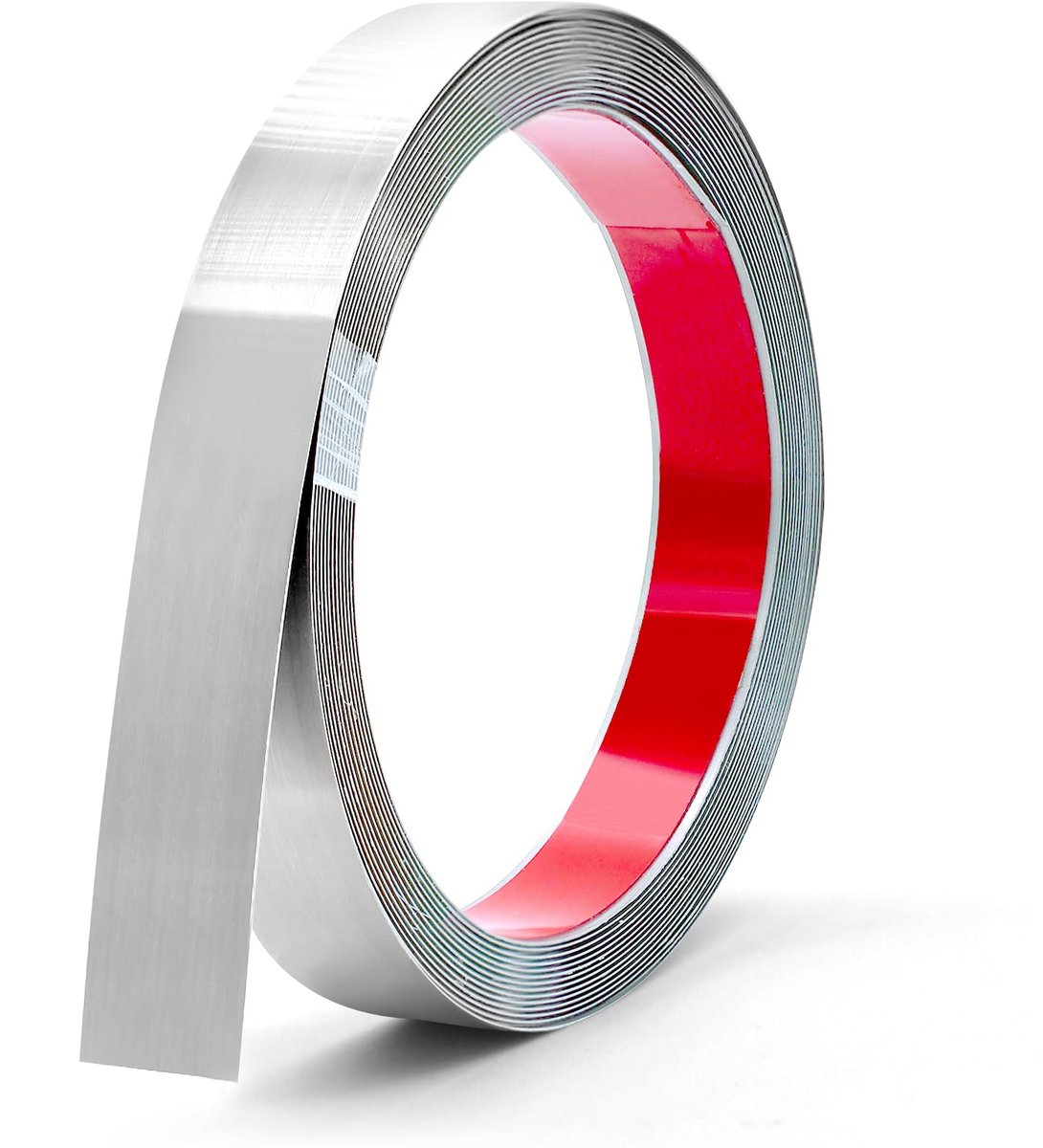 Sierlijst, Zilverkleurig, Metalen Lijst, Roestvrij Staal, Voor Spiegelframe, 6 m x 20 mm