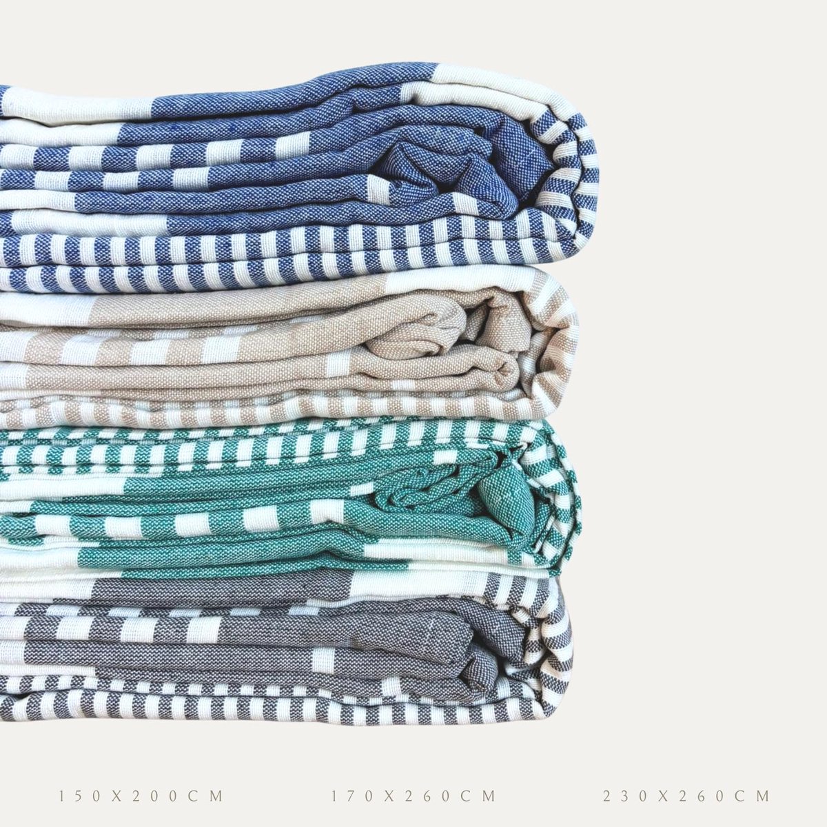 Licht Zomerdekbed - Dunne, Frisse en Zachte Zomersprei - Ideaal als Bankovertrekstof of Multifunctionele Plaid voor Bed en Bank - Zeegroen, 230 x 260 cm