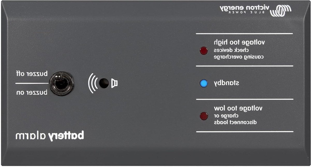 Batterij Alarm GX - Alarmcentrale Batterij - Accu Bewaken - Instelbare Drempelwaarden - Standaard - Multicolor