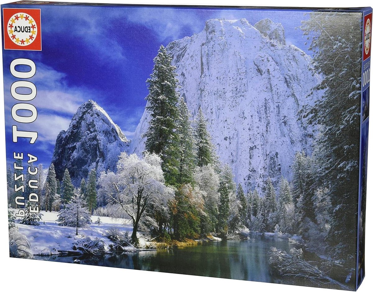 Winter Puzzel - Legpuzzel Landschap - Ontspannend Tijdverdrijf - Exacte Pasvorm Stukjes - 1000 Stukjes - N.v.t.