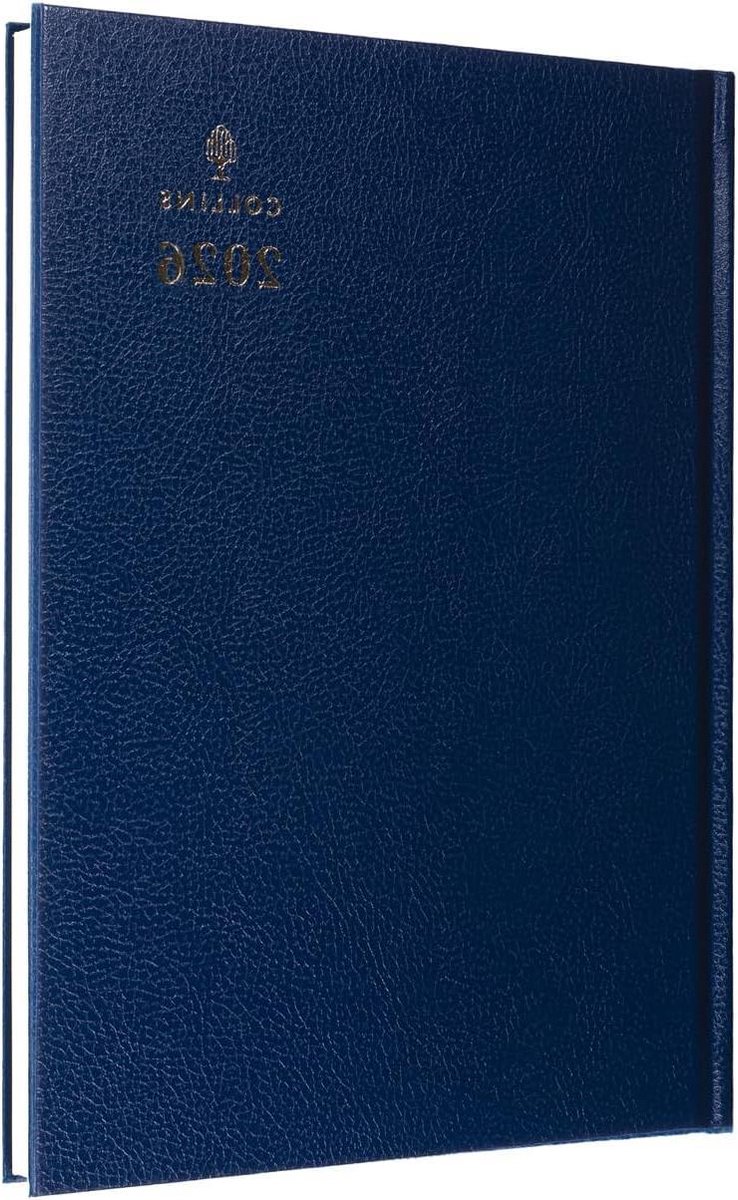 Bureau Kalender Planner - Jaarplanner Dagboek - Kantoor Organisatie - Dag per Pagina - A4 - Blauw