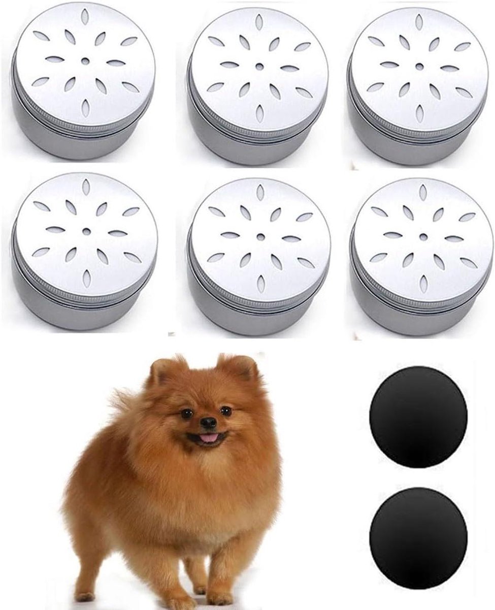 Honden Neuswerk Containers - Geur Training Box - Hond Trainen - Bite-Resistant Aluminium - 6.8 cm Diameter - Aluminium