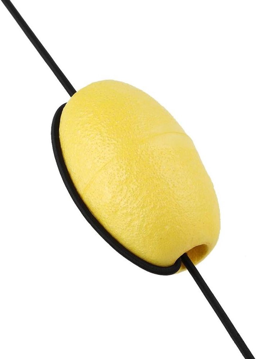 Ankertouw Kajak - Drijvende Lijn - Boten Verankeren - Met Clips - 4 mm - Geel
