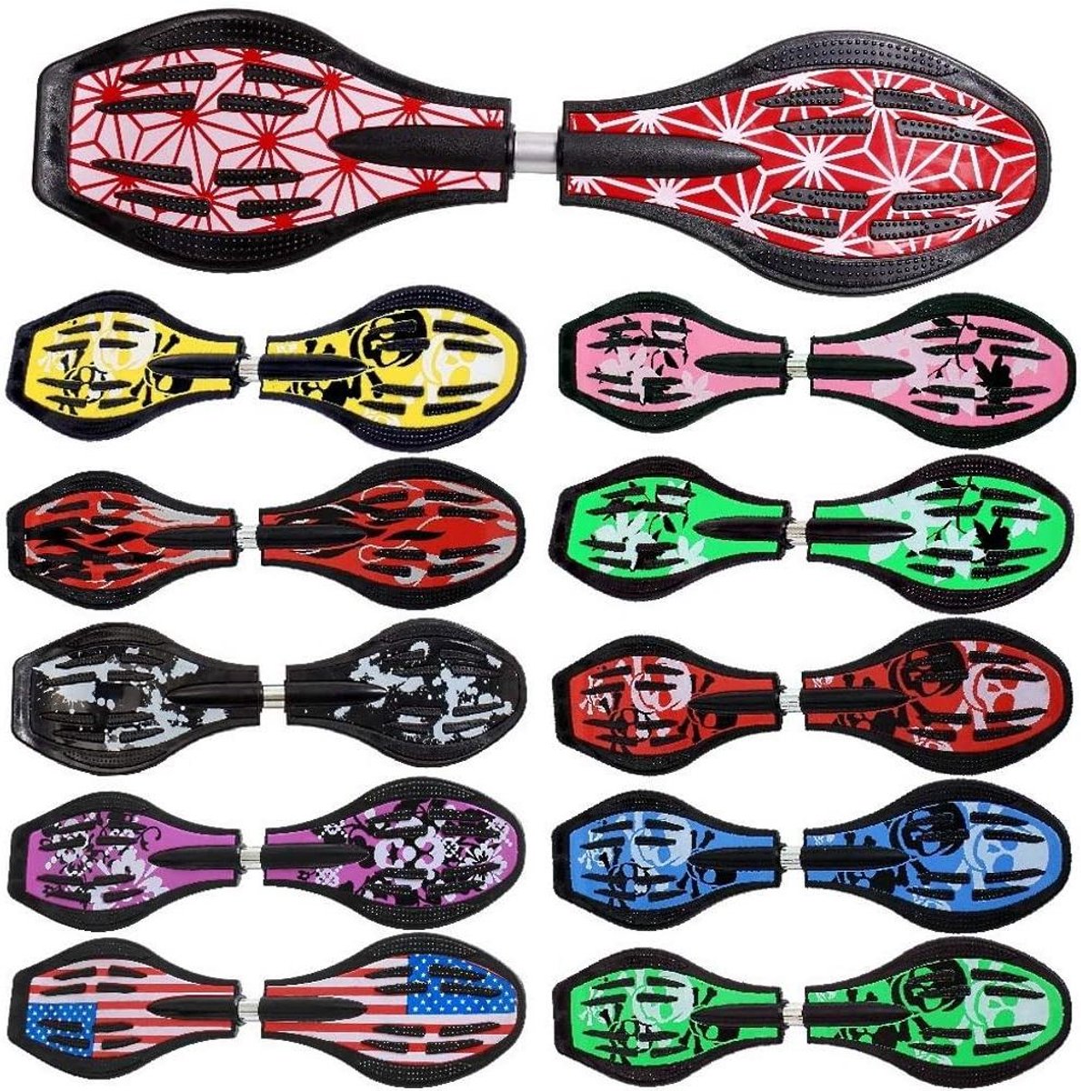 Waveboard Original Casterboard Buiten Bewegen LED Wielen 86cm Multi