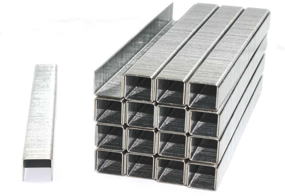 Nietjes Type 53 - Tacker nietjes - Bevestigen van materialen - Extra hard staal - 6 mm - Zilverkleurig