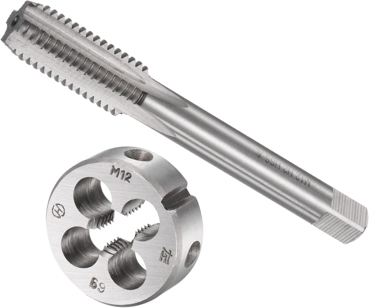 Threading and Threading M12 x 1.75 Thread Left Handed, Metric High-Speed Steel, Machine Screw, Screw Threading Drill - ShopVlot