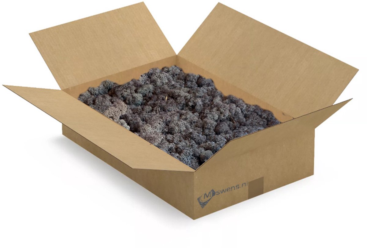 Moswens Rendiermos - 1,5 KG - Doos L - 0,20 m² - Bruineis