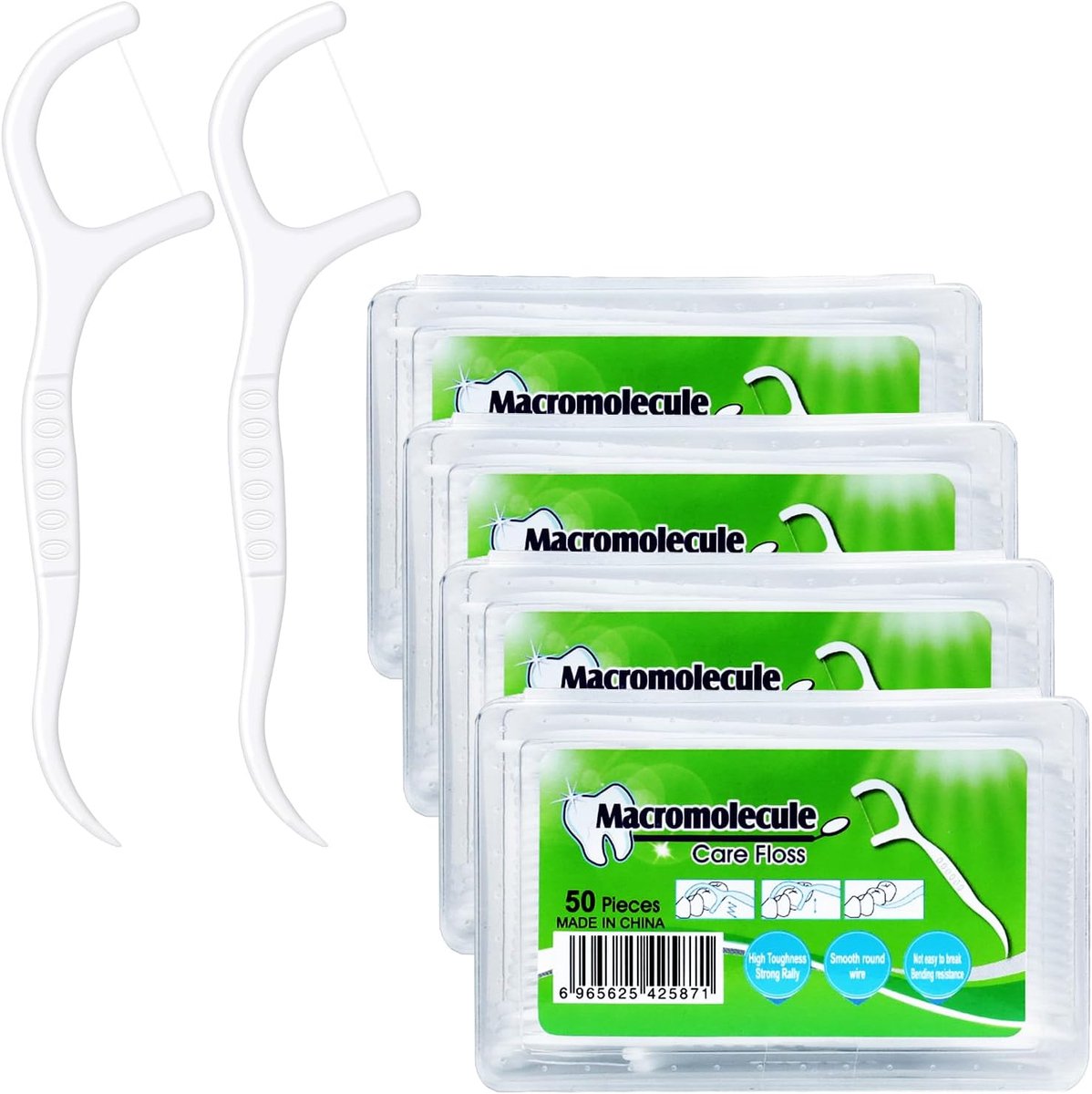 Tandenflos - Gearomatiseerd - Voor een frisse adem - Verbetert tandheelkundige gezondheid - ShopVlot
