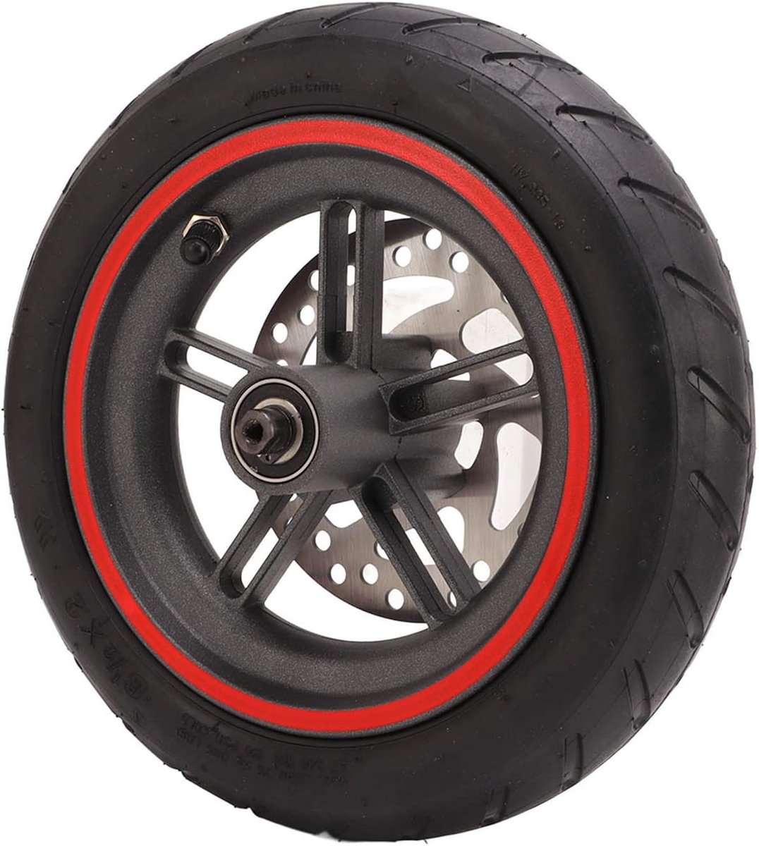 Elektrische Scooter Achterwiel met Remschijf - Geschikt voor Elektrische Steps - Achterwiel van 120mm - Vervangend Wiel voor PRO en PRO2 Modellen - Duurzaam en Betrouwbaar - Eenvoudige Installatie