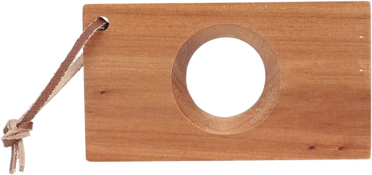 SnelShoppen - Houten Pour Over Koffie Dripper Stand Set, Koffiezetapparaat Stand met Onderzetter en Lanyard, Perfecte Cadeaus voor Koffieliefhebbers