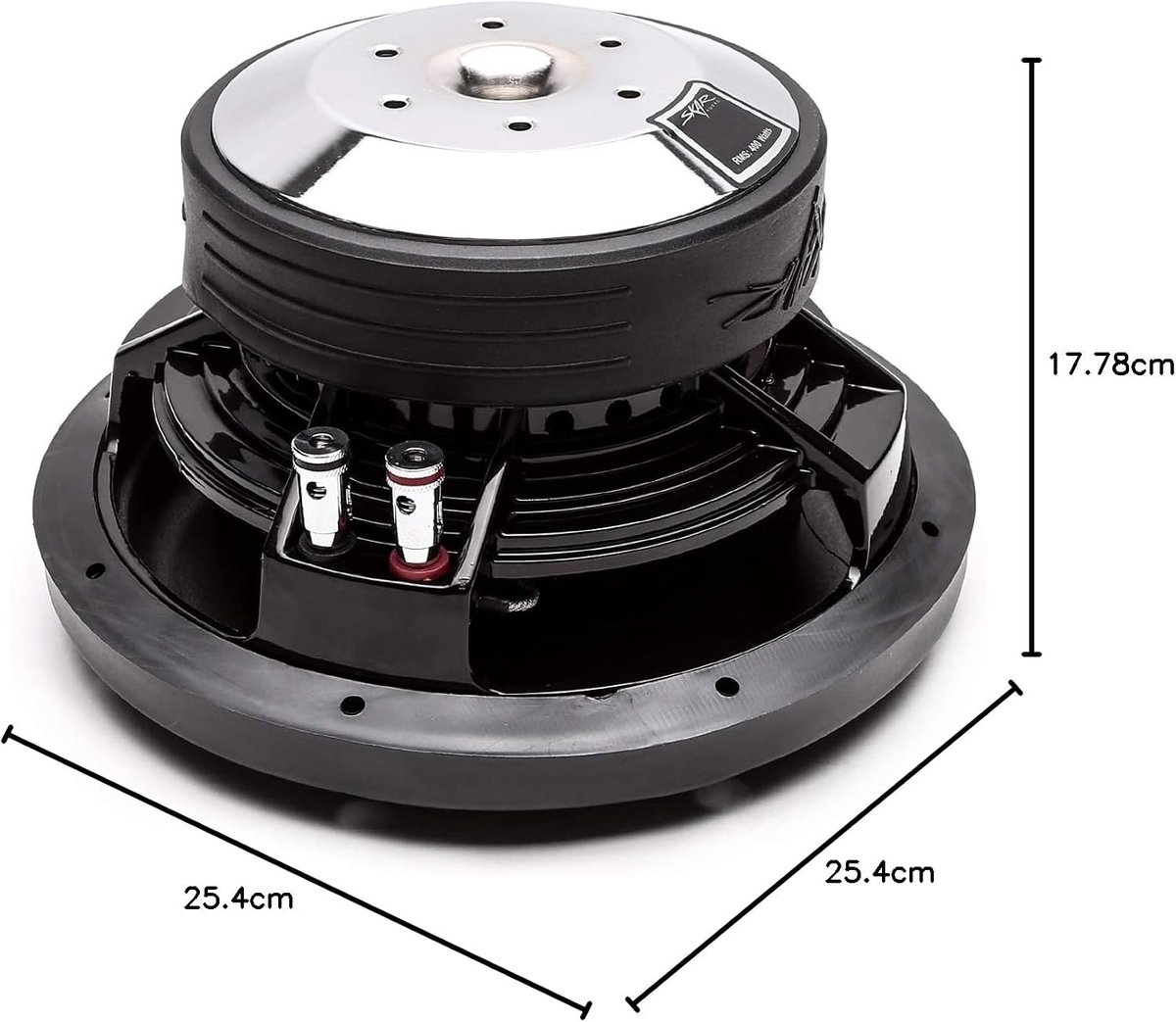 Autosubwoofer - Ondiepe Subwoofer - Muziek Verbeteren - Ondiepe Montage - 8 inch - Zwart – foto 2