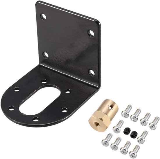 37 mm DC geared motorhouder houder + 6 mm koppeling — afbeelding 2