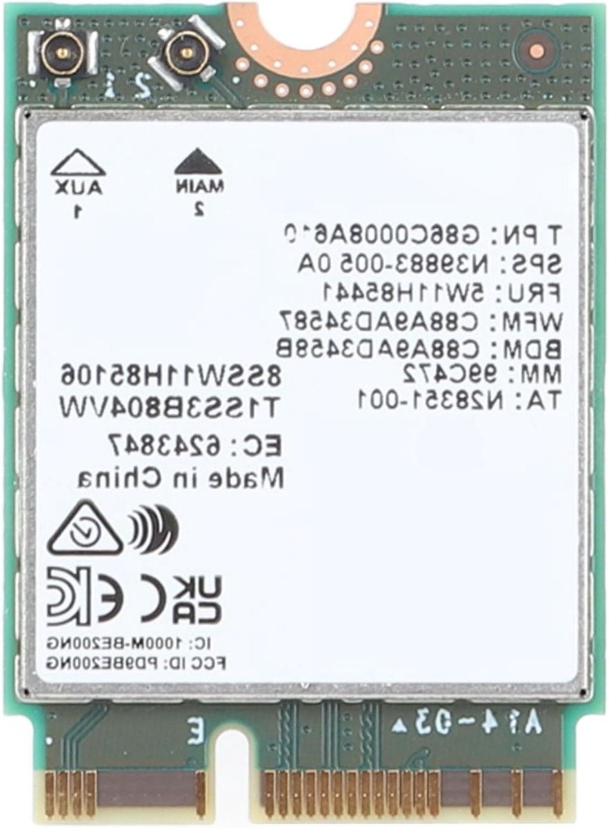 WiFi 7 Netwerkkaart - Draadloze Adapter - Snelle Internettoegang - MU-MIMO Technologie - 6GHz 320MHz - Niet gespecificeerd