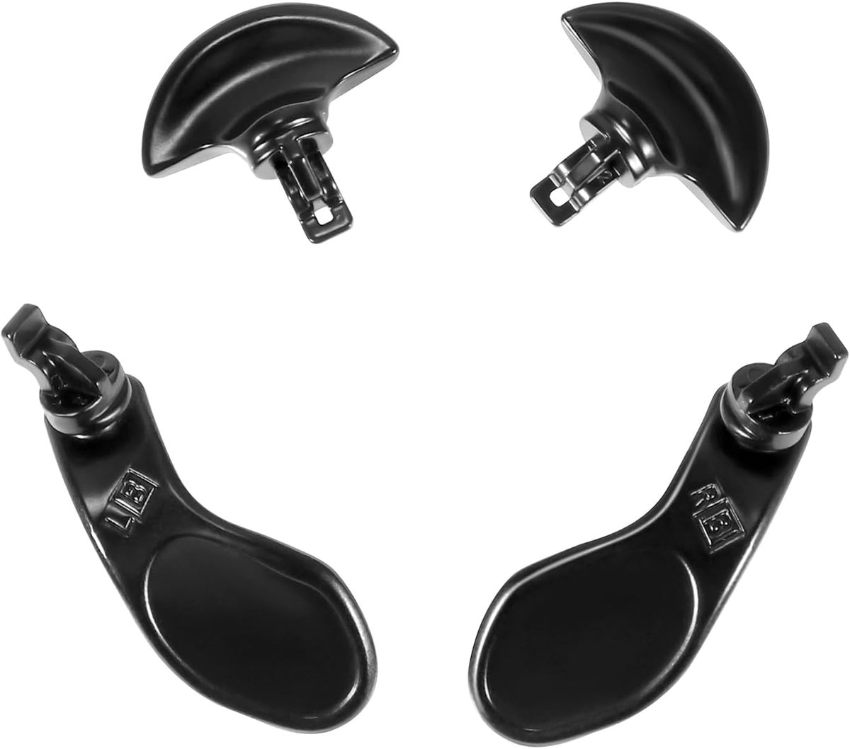 Terug paddles voor ps5 edge controller - metalen knoppen zwart - 4 stuks - verbeter jouw gamer ervaring - SnelShoppen