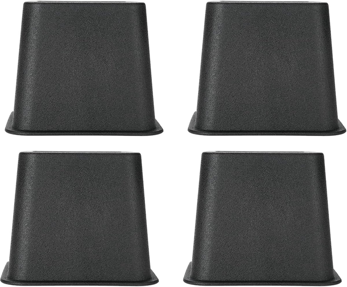 4 Stks/set 3 Meubelverhogers Verstelbaar Bed Stoel Riser Brede Voeten Lift Stands Langdurige Pp Stof Deze Armaturen Raiser Craft 4pack 12 * 12 * 10cm Grote LengteRiser de Schaal