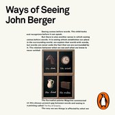 Boekomslag met de titel 'Ways of Seeing John Berger'. Vier afbeeldingen van Magrittes 'The Key of Dreams': een paard, klok, kan en aktetas.