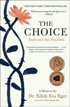 Boekcover 'The Choice Embrace the Possible' met een gestileerde afbeelding van een bloem en prikkeldraad.
