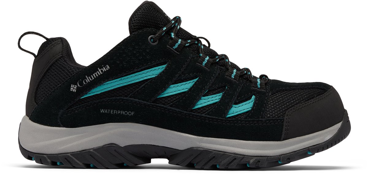 Columbia CRESTWOOD™ WATERPROOF Dames Wandelschoenen - Black, Teal