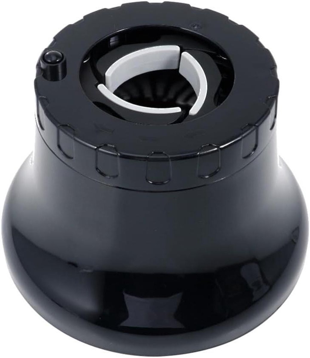 Haardroger Diffuser Opzetstuk - Mondstuk Krullend Haar - Krullen Stylen - Grote Diepe Kom - 165 x 12 cm - Zwart
