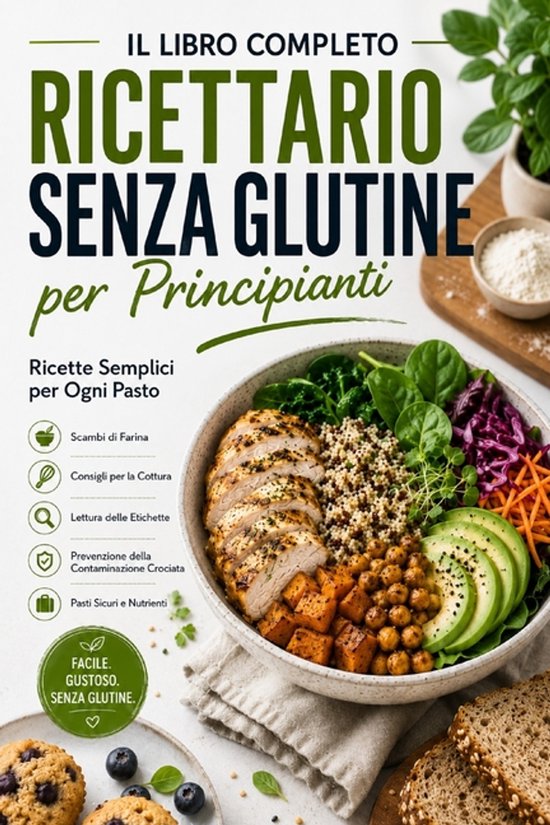 Il Grande Ricettario Senza Glutine per Principianti - cover