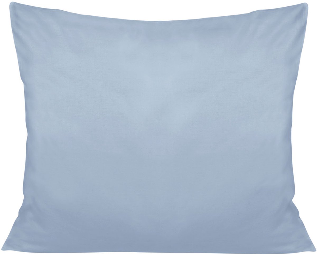 Darymex Katoen Satijn - Kussensloop - 100% Katoen - 40x60 cm - Blauw Egaal