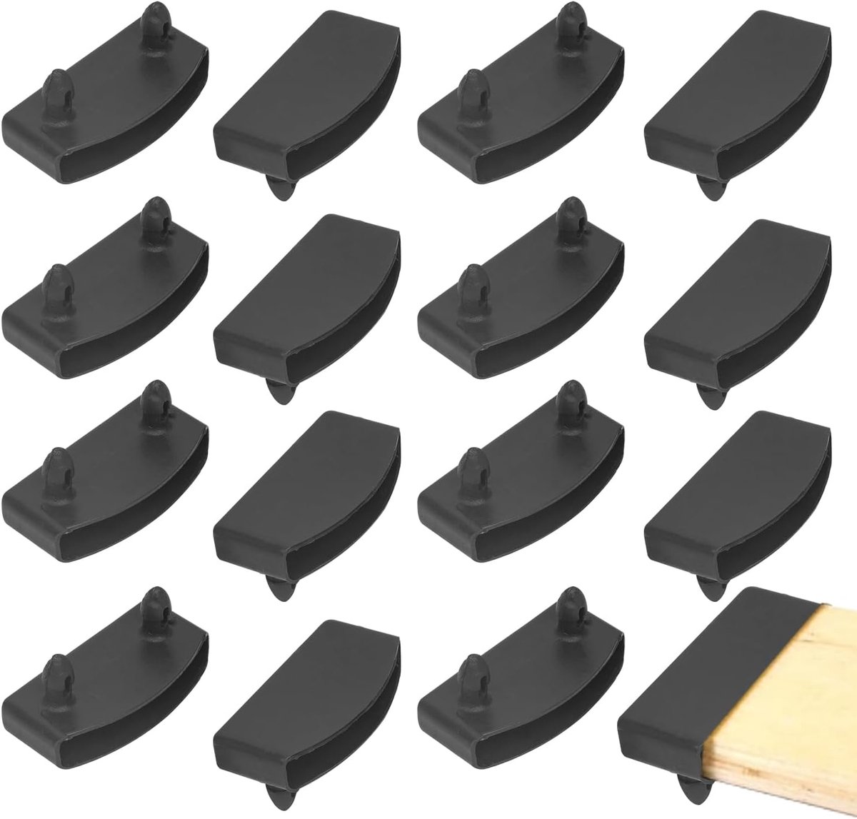 SnelShoppen - Bed Slats Cap Kits - Slat Bracket Covers, Hoofd- en Zijdehouders, Vervangingssets voor Eenpersoons, Tweepersoons, Kingsize en Queensize