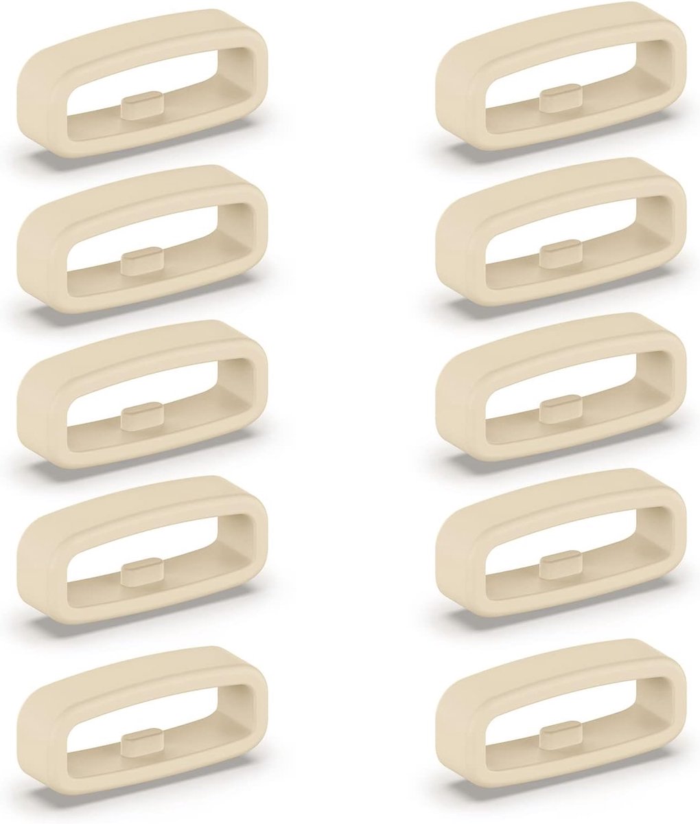 SnelShoppen - 10 Stuks Horlogeband Retainer Horlogeband Houder Siliconen Sluiting Vervanging 18mm/20mm/22mm Bandlus