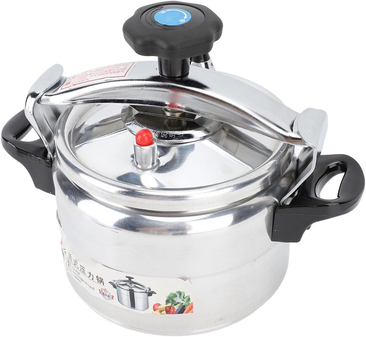 Drukpan 6L met Druksysteem voor Snelle Bereiding - Geschikt voor Keuken, Fee
