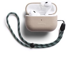 Bellroy Pod Jacket AirPods Pro 3 – Hoge Kwaliteit Constructie – Compact en Draagbaar Ontwerp – Milieuvriendelijk door Gerecycled Polyester en PET - Beige