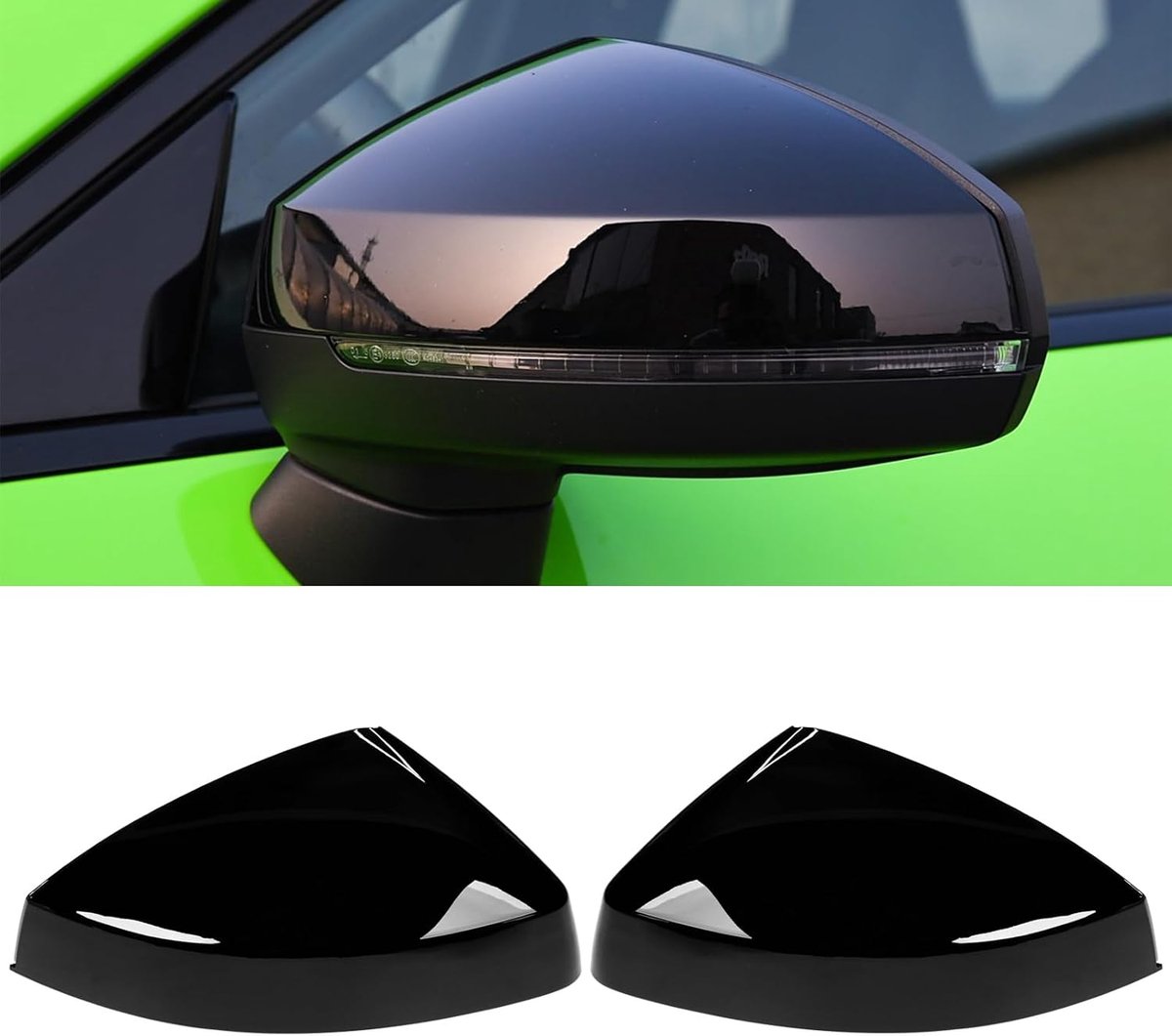TTCR-II Pack of 2 Compatible with Audi A3/8V/S3/RS3 2013-2019 Rear View Mirror Covers - ShopVlot