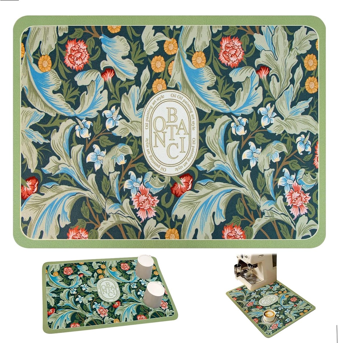 Koffiemachine Mat 30 x 40 cm - Absorberend Diatomaat - Sneldrogend - Ideaal voor keuken - ShopVlot