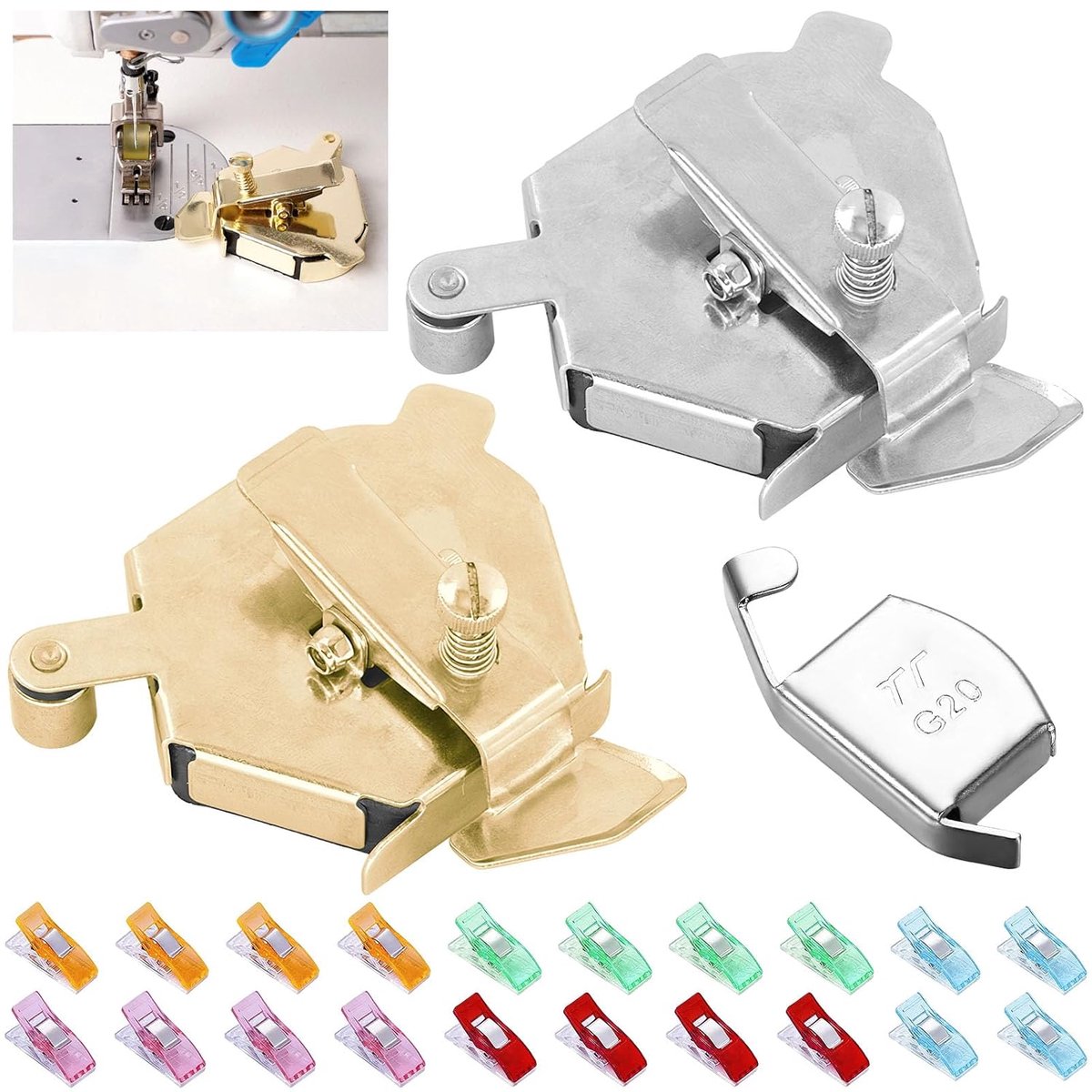 SnelShoppen - Magnetische Naad - Perfect voor Creatieve Projecten, Naaiwerk, Quilten, Sterk Magnetisch, 2 Stuks, Ideaal voor Hobbymakers en Profession