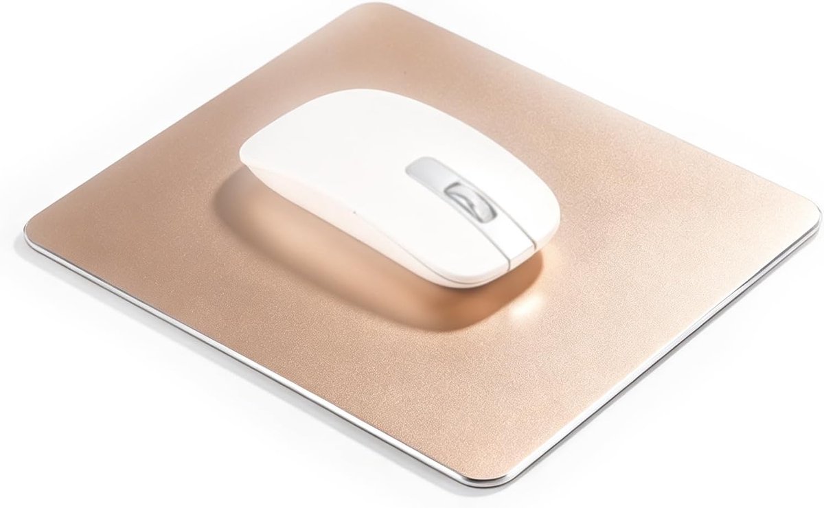 Metal Aluminum Mouse Pad, Double Sided Fast and Precise Operation Mouse Pad Thin Hard Mouse Pad for Gaming Mouse Pad - ShopVlot