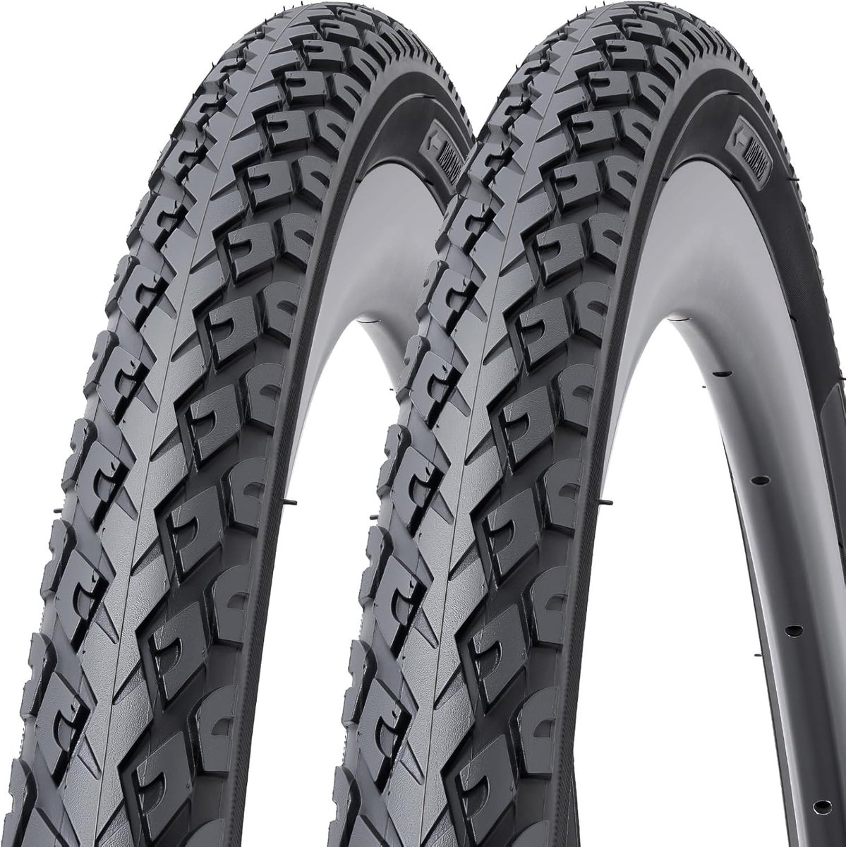 Set van 2 fietsbanden 700 x 35C / 28 x 1.4, geschikt voor stads- en racefietsen, opvouwbare banden, hoge grip en duurzaamheid