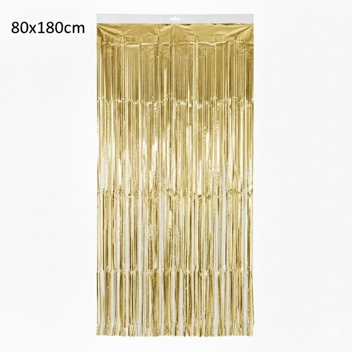 deurgordijn goud 80cm x 180cm - one size