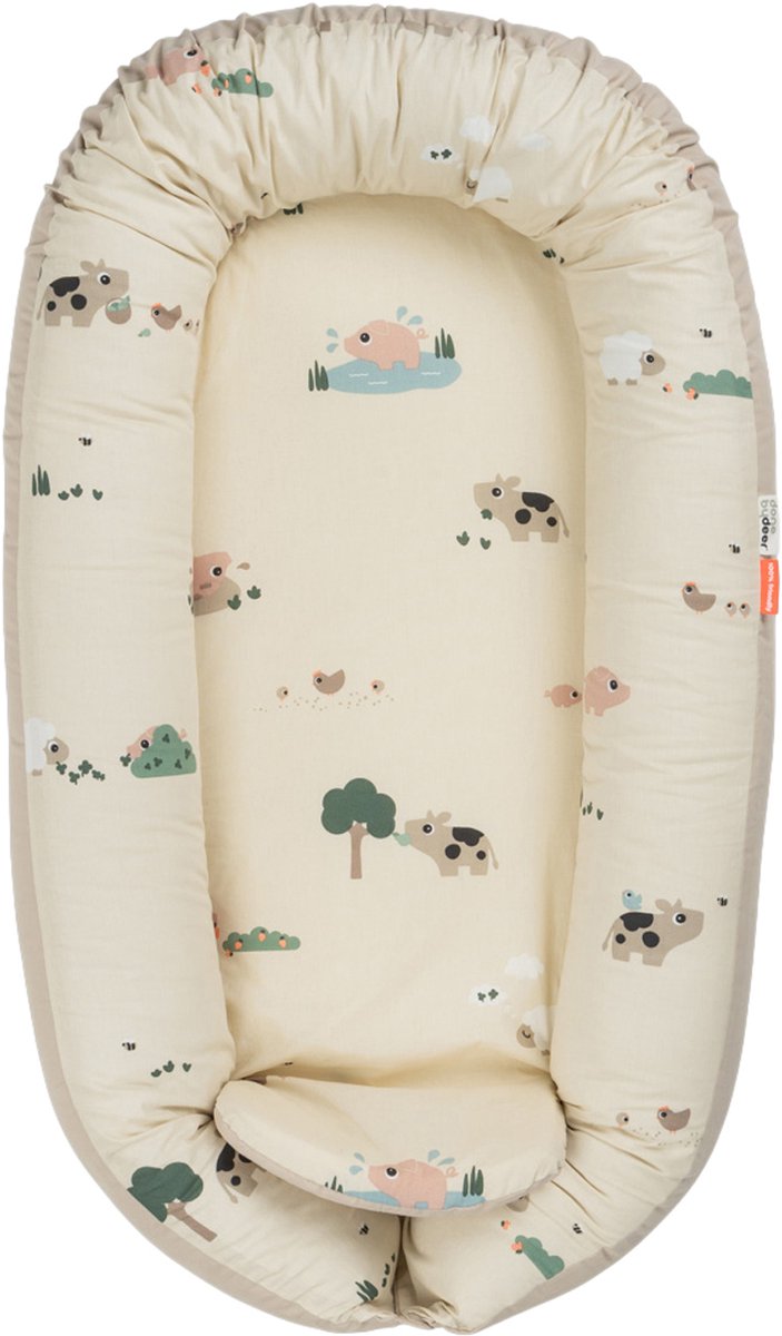 Done By Deer Tiny Farm Cozy Babynest - Sand
