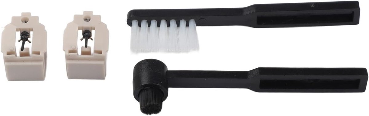 Naald Vervanging - Platenspeler Naald - Muziek Luisteren - Conische Punt - 2 Stuks - Wit