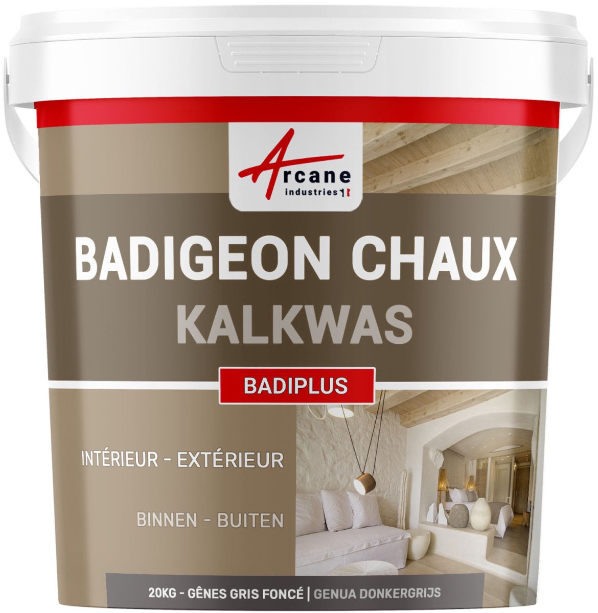 Kalkpleister Binnenmuur en Buitengevel - BADIPLUS