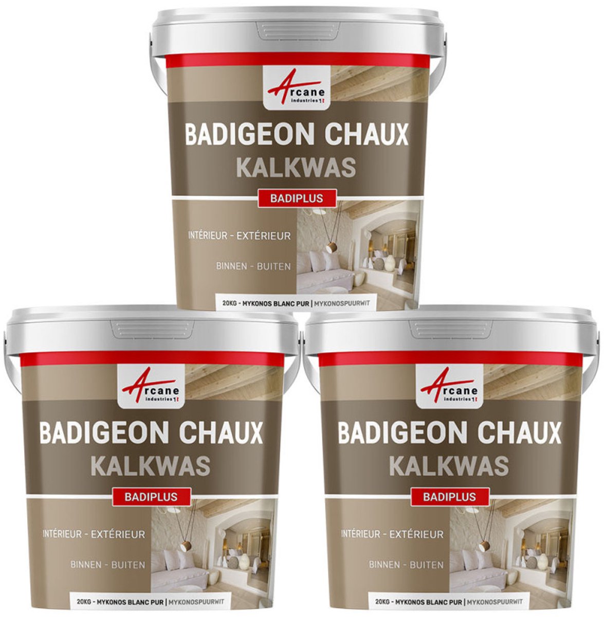 Kalkpleister Binnenmuur en Buitengevel - BADIPLUS