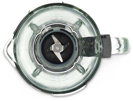 Gastronoma Blender - 1500W - 1,5L glazen kan - Variabele snelheid - Pulsfunctie - Smoothie-, ijscrush- en zelfreinigingsfunctie - Zwart van Gastronoma — afbeelding 3