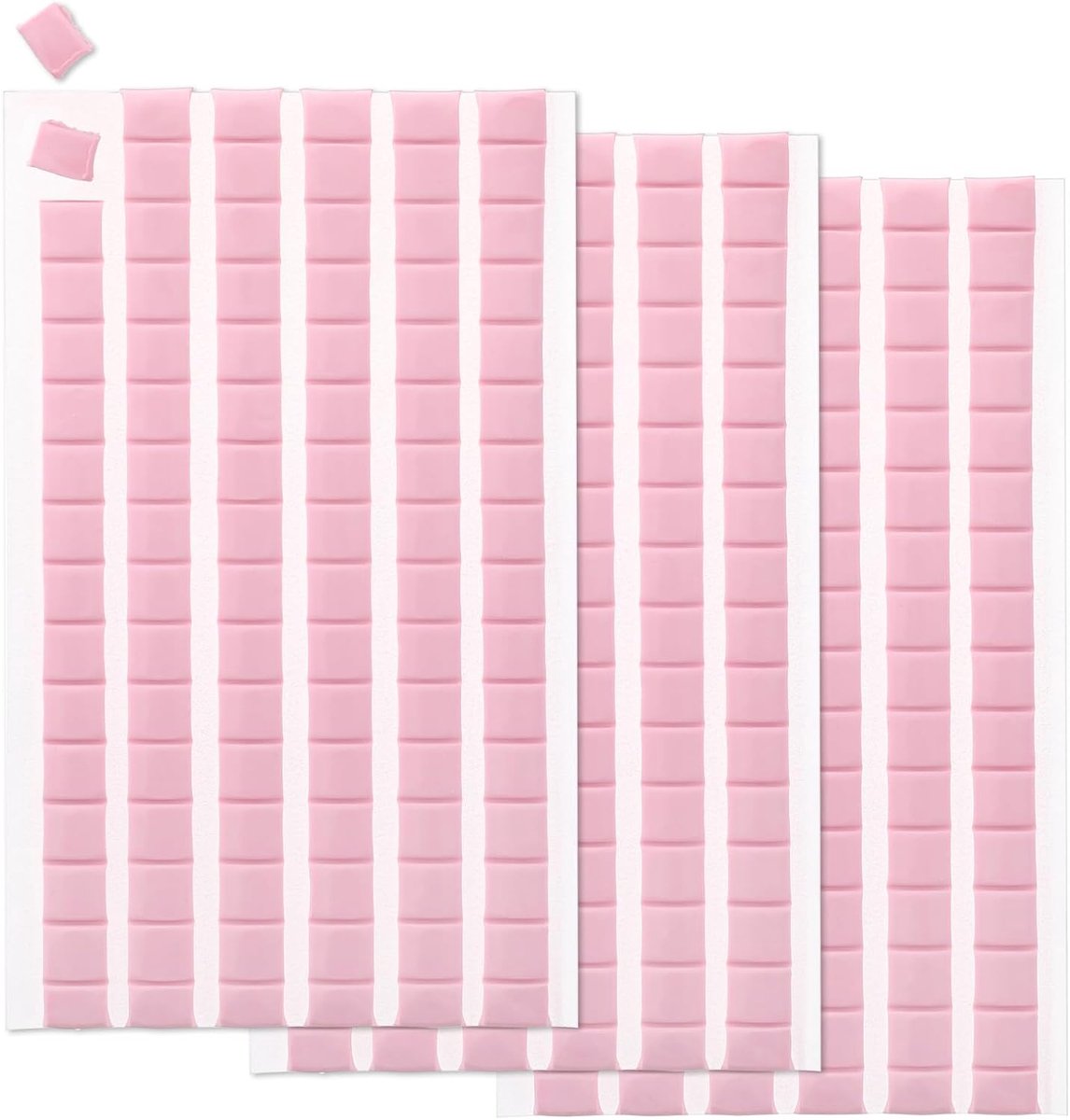 288 stuks kleefklei, kleefmassa voor muren, fotolijm, kleefklei, dubbelzijdige kleefpads, herbruikbaar, plakken in plaats van boren, zelfklevende posterstrip voor knutselen, posters