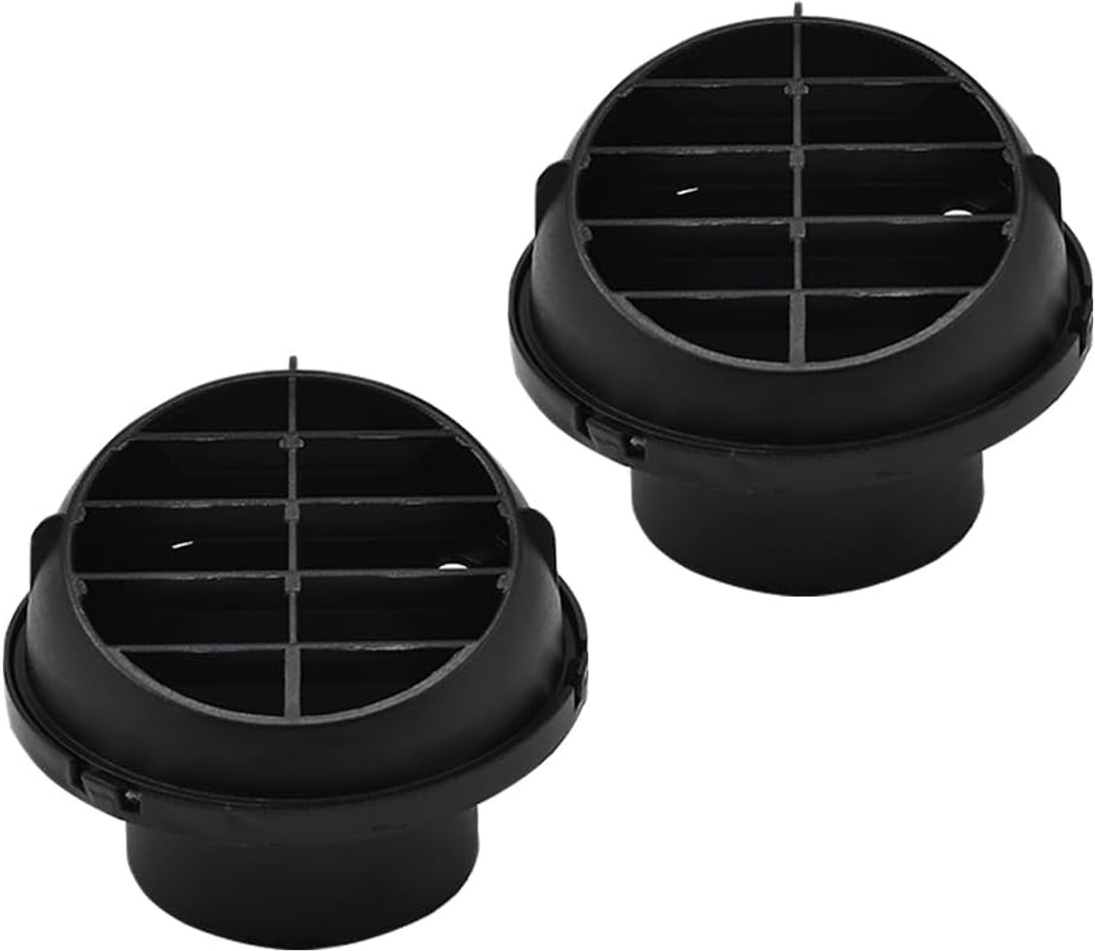 2 stuks staande verwarming luchtuitlaat 42/60/75 mm, draaibare auto verwarming diesel staande verwarming luchtuitlaat accessoires van PP, luchtuitlaat voor staande verwarming van auto