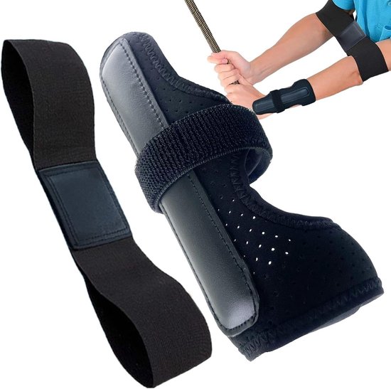 Golf Swing Corrector - Armband Trainer - Golf Training - Pols Stabilisatie - Verstelbaar - Zwart van GOLF — afbeelding 5
