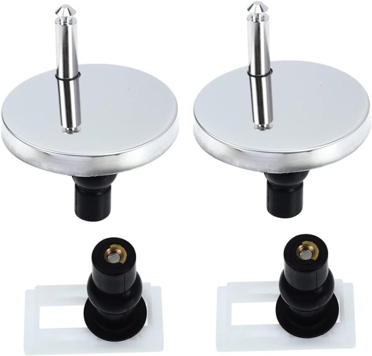 Toiletbril Bevestigingsset - Toiletzitting Schroeven - Toilet Reparatie - Universele Installatie - 140 Gram - null