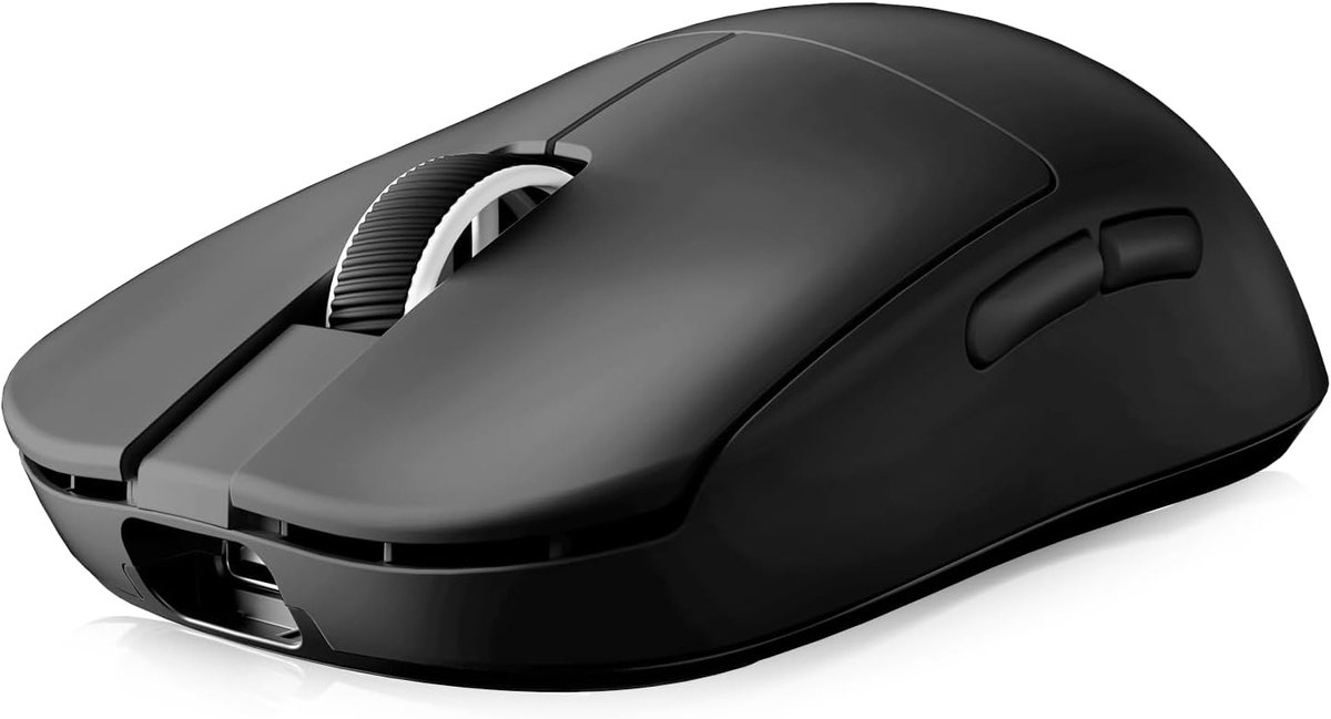 L7 Lichtgewicht 39g Gaming Muis met Aangepaste 8K Ultrasnelle Draadloze Ontvanger, 26000 DPI, 8K Hz Polling Rate, Optische Schakelaar, BT/2.4G Draadloze/Bedrade Muis, 200 Uur Batterij, Zwart