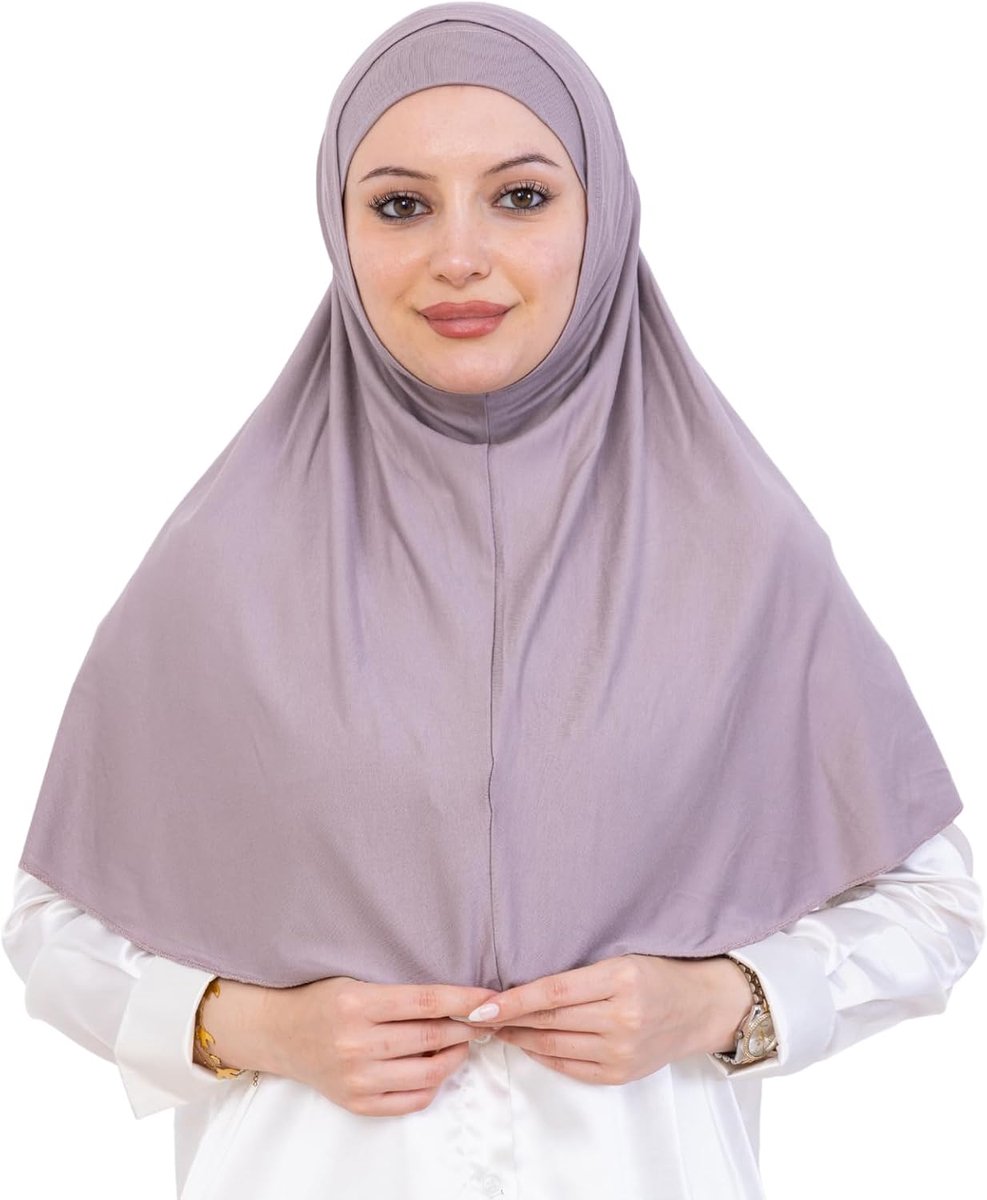 Onmiddellijke hijab voor dames, lange moslimsjaal, tulband en muts, Turkse islamitische kleding, gebedskleding voor abaya.