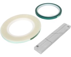 to Reel 1/4 10 RoXdon Professional Tape Splicing Block Splicing Block voor Haspel Tape Media met Splicing Tape en Er Tape1/4 10 I Tape Splicing Set1/4 10 I Tape-splitsset