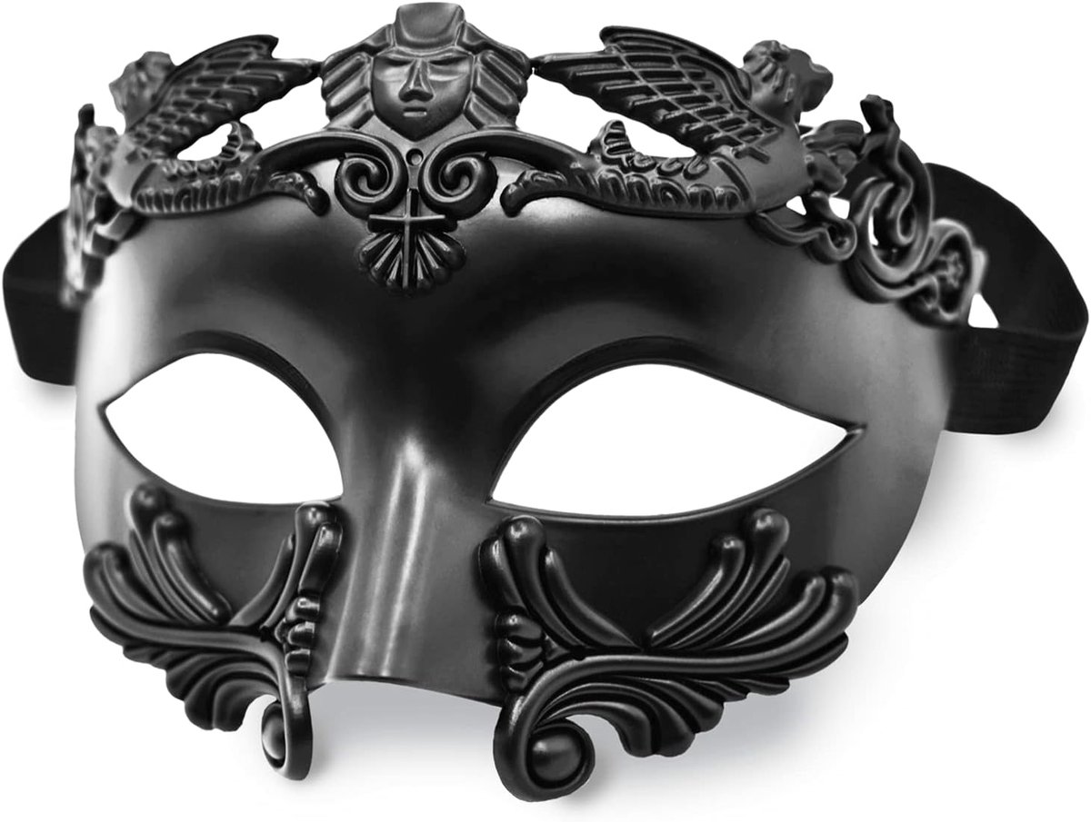 Maskerade masker voor mannen - Grieks Romeins Venetiaans masker Mardi Gras Masker