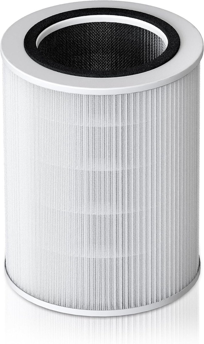 SnelShoppen - Luchtreiniger HK-AP003-DE-F met HEPA-filter, 3-in-1 functie, stille werking, compact ontwerp, voor thuis, kantoor, slaapkamer en meer